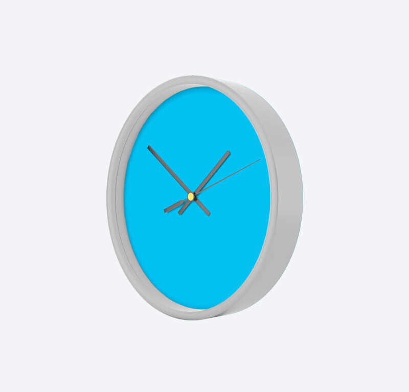digital-clock-blue