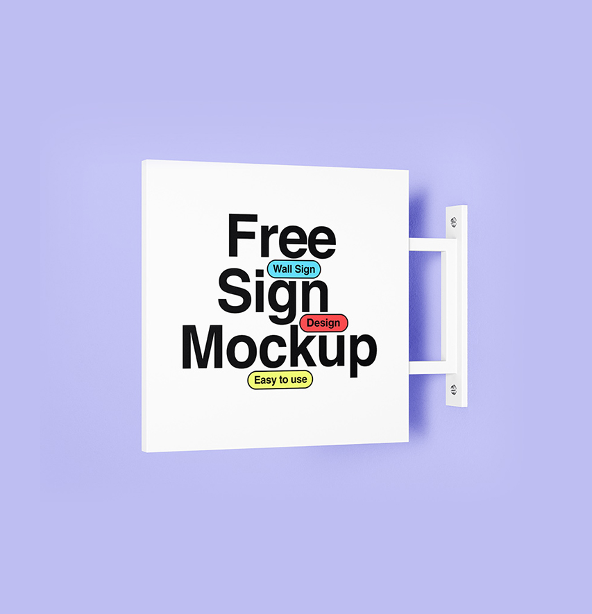 Free Sign Mockup