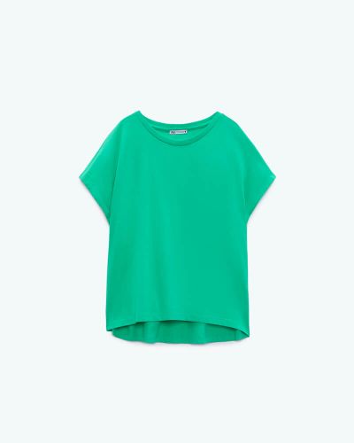 Cotton t-shirt with vents