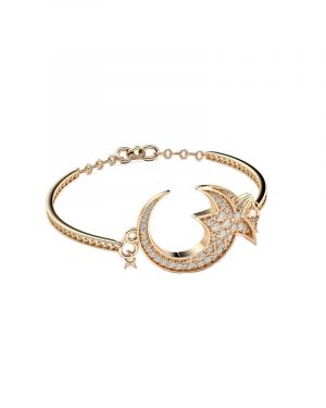 Gold Crescent Bracelet