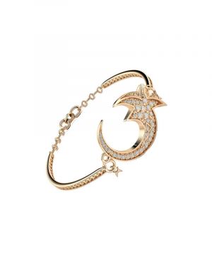 Gold Crescent Bracelet