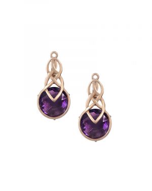 Earrings With Amethyst