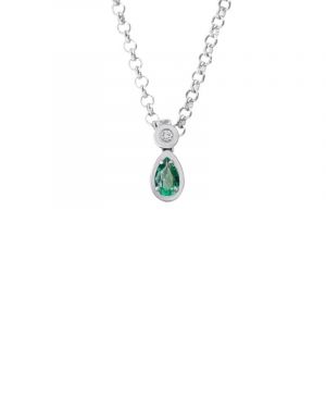 Necklace With Emerald