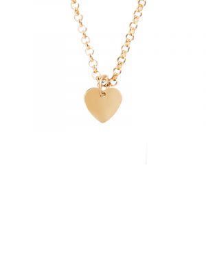 Heart Shaped Gold Necklace