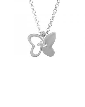 Silver Butterfly Necklace