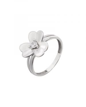 Diamond Flower Ring