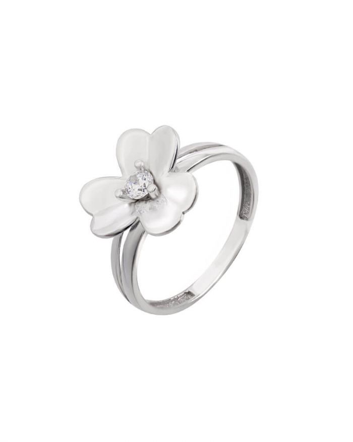 Diamond Flower Ring