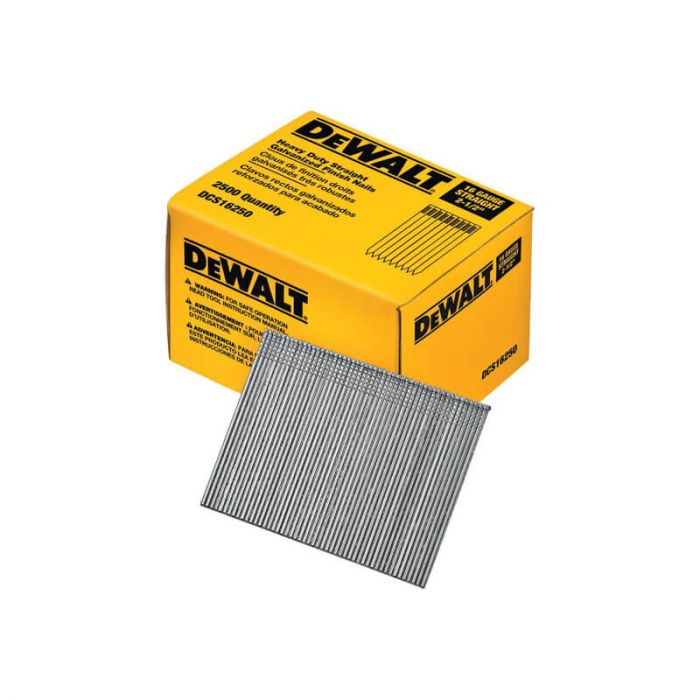 2-1/2 Straight 16 Gauge Finishing Nails 2.5M