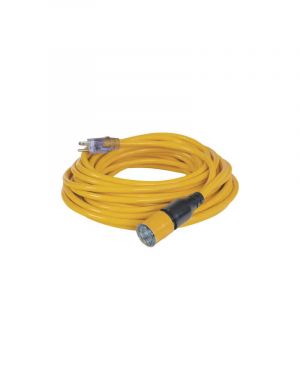 Extension Cord Locking 50′ 12/3 SJTW Yellow