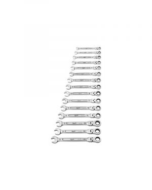 Combination Wrench Set Metric Flex Head Ratcheting