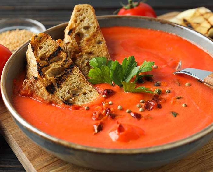 Loaded baked potato soup